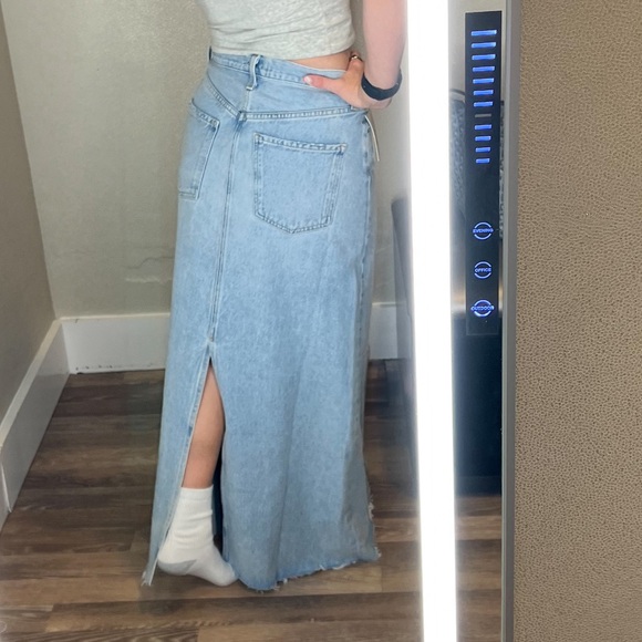 NWT Agolde Hilla Maxi Skirt - Size 26 - Picture 3 of 4